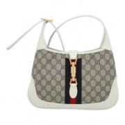 Pre-owned Leather crossbody-bags Gucci Vintage , White , Dames