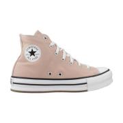 Verhoogde Stoffige High-Top Sneakers Converse , Pink , Dames