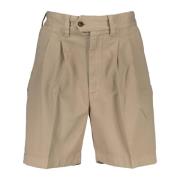 Beige Bermuda Shorts met Logo Gant , Beige , Heren