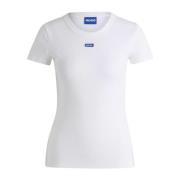 Casual Dames Tee Easy Stijl Hugo Boss , White , Dames