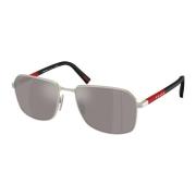 Zonnebril Linea Rossa PS A51S Prada , Brown , Heren