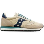 Beige en Blauwe Stijlvolle Sneakers Saucony , Beige , Heren