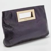 Pre-owned Leather clutches Michael Kors Pre-owned , Purple , Dames