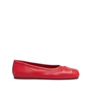 Platte schoenen voor vrouwen Marni , Red , Dames