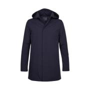 Winterjas met Stijl en Functionaliteit Profuomo , Black , Heren