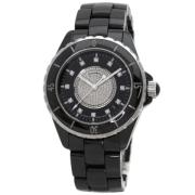 Pre-owned Fabric watches Chanel Vintage , Black , Heren