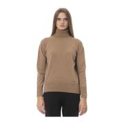 Trendy Gebreide Kleding - Trui met Lange Mouwen Baldinini , Beige , Da...