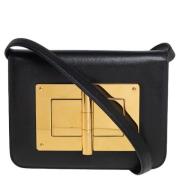 Pre-owned Leather shoulder-bags Tom Ford Pre-owned , Black , Dames