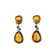 Pre-owned Metal earrings Pomellato Pre-owned , Yellow , Dames