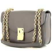 Pre-owned Leather celine-bags Celine Vintage , Gray , Dames