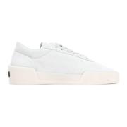 Grijze Leren Sneakers Aw24 Stijl Fear Of God , White , Heren