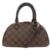 Pre-owned Canvas handbags Louis Vuitton Vintage , Brown , Dames