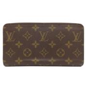 Pre-owned Fabric wallets Louis Vuitton Vintage , Brown , Dames