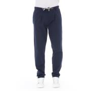 Chino Broek met Trekkoord Baldinini , Blue , Heren