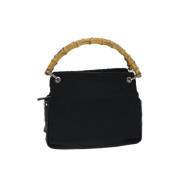 Pre-owned Nylon handbags Gucci Vintage , Black , Dames