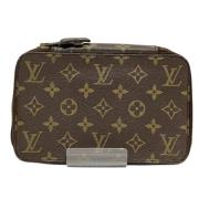 Pre-owned Canvas handbags Louis Vuitton Vintage , Brown , Dames