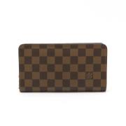 Pre-owned Plastic wallets Louis Vuitton Vintage , Brown , Dames