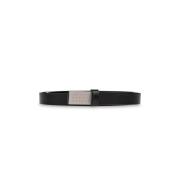 Leren riem MM6 Maison Margiela , Black , Dames