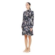 Blauwe Bloemen Korte Jurk Vivian Mar De Margaritas , Multicolor , Dame...