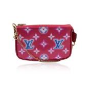 Pre-owned Canvas wallets Louis Vuitton Vintage , Pink , Dames