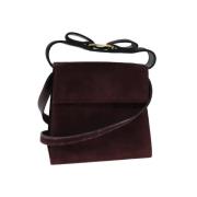 Pre-owned Suede handbags Salvatore Ferragamo Pre-owned , Red , Dames