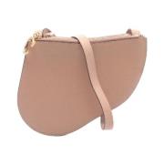 Pre-owned Leather shoulder-bags Dior Vintage , Pink , Dames