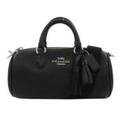 Pre-owned Leather handbags Coach Pre-owned , Black , Dames