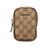 Pre-owned Canvas gucci-bags Gucci Vintage , Beige , Dames