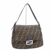 Pre-owned Leather fendi-bags Fendi Vintage , Brown , Dames