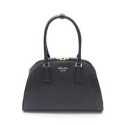 Pre-owned Leather prada-bags Prada Vintage , Black , Dames