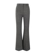 Flared Felpa Broek Circolo 1901 , Black , Dames