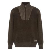 Olijf Pullover Trui Armani Exchange , Gray , Heren