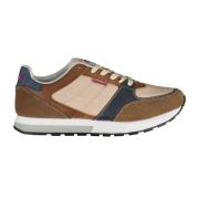 Bruine Sportieve Veterschoenen met Contrastdetails Carrera , Brown , H...