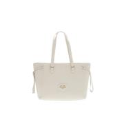 Ivory Synthetische Shopper Tas Love Moschino , Beige , Dames