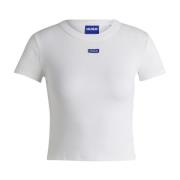 Baby Tee voor vrouwen Hugo Boss , White , Dames