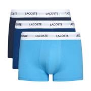 3-Pack Stretch Katoenen Boxershorts - Slip Lacoste , Blue , Heren