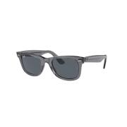 Klassieke Blauwe Lens Zonnebril Ray-Ban , Black , Unisex