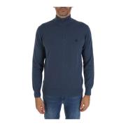 Blauwe Zip Trui Williams River Timberland , Blue , Heren