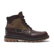 Gedurfde Doeners Leren Schoen Timberland , Brown , Heren