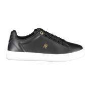 Sportieve Zwarte Veterschoenen met Contrastdetails Tommy Hilfiger , Bl...