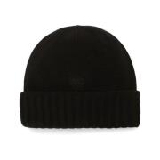 Zwarte Cashmere Gebreide Beanie Muts Dolce & Gabbana , Black , Dames