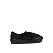 Zwarte Snow Puffed Logo Sneakers Palm Angels , Black , Heren