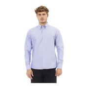 Button-down Shirt - Korte Kraag - Voorknoopsluiting Baldinini , Blue ,...