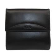 Pre-owned Leather wallets Loewe Pre-owned , Black , Dames