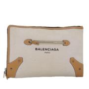 Pre-owned Canvas balenciaga-bags Balenciaga Vintage , Beige , Dames