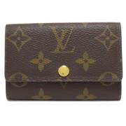 Pre-owned Canvas key-holders Louis Vuitton Vintage , Brown , Dames