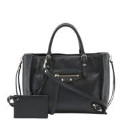 Pre-owned Leather balenciaga-bags Balenciaga Vintage , Black , Dames