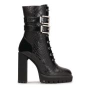 Laarzen met hoge hakken en hoog bovenwerk Kazar , Black , Dames