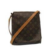 Pre-owned Canvas shoulder-bags Louis Vuitton Vintage , Brown , Dames