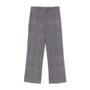 Grijze Jersey Textuur Broek Circolo 1901 , Gray , Dames